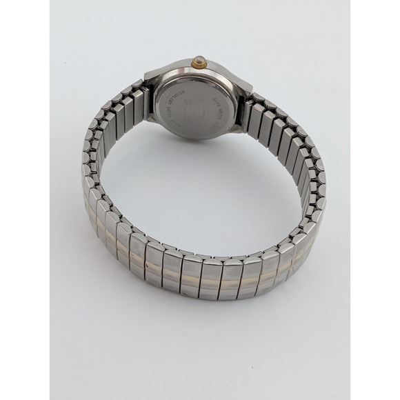 CG Watch Women 25mm Case Two Tone Stretch Band- New Battery - Picture 5 of 7